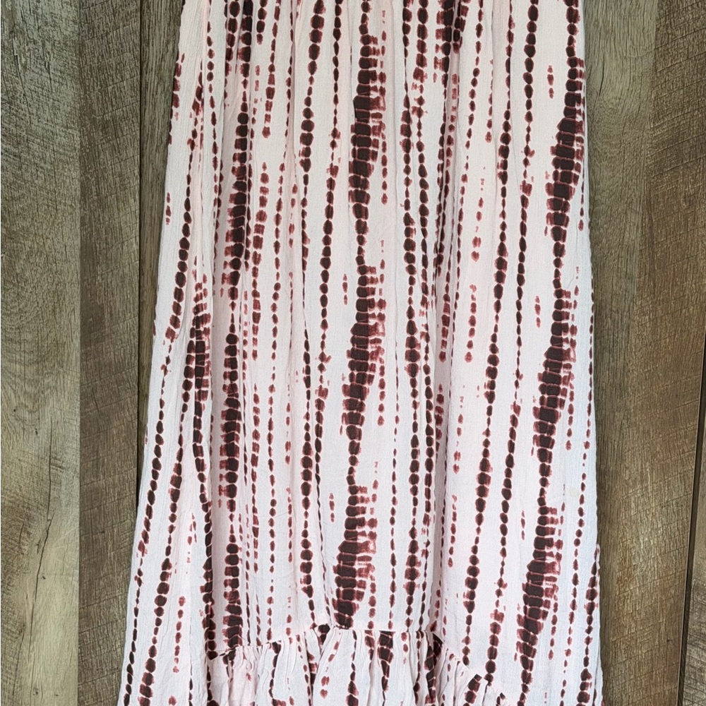Abercrombie & Fitch Boho Light Weight  Maxi Skirt Hi-Low Ruffle Size S - Picture 7 of 13